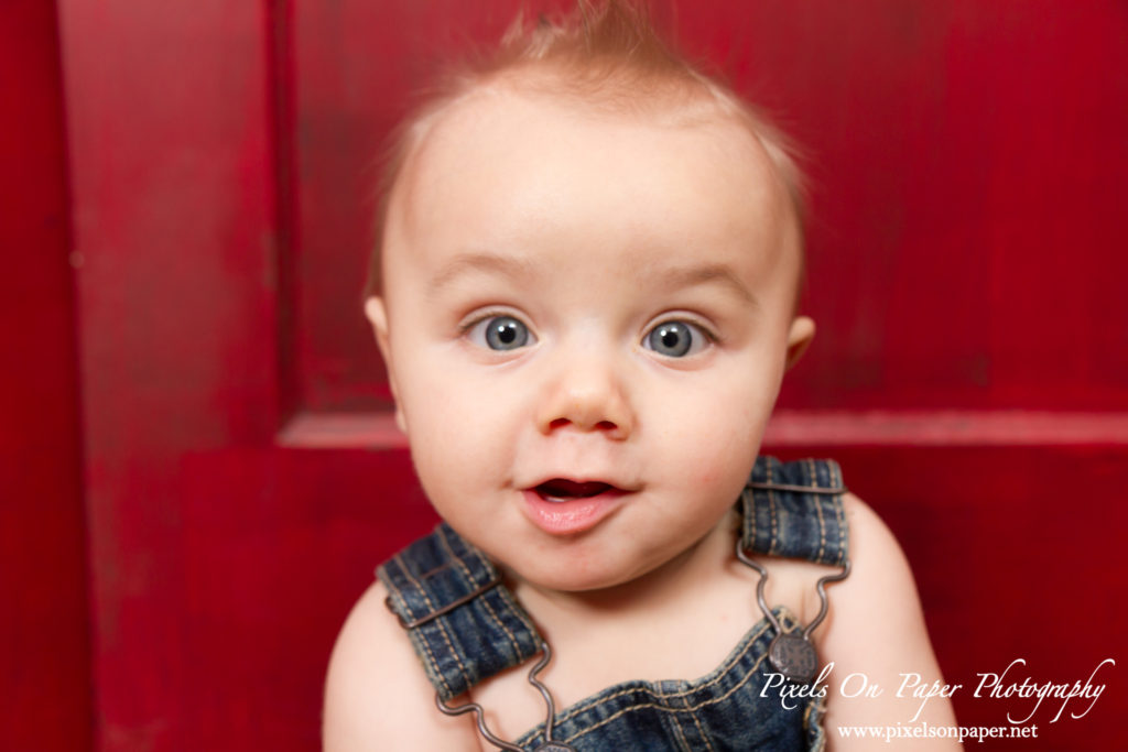 Pixels On Paper Photographers Becerra baby photography six month portraits Wilkesboro NC photo