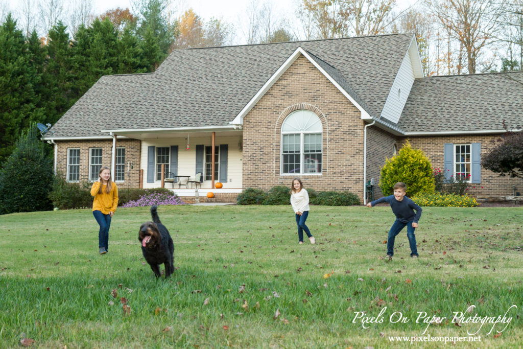 Matthews family outdoor fall portrait Pixels On Paper Wilkesboro NC photographers photo