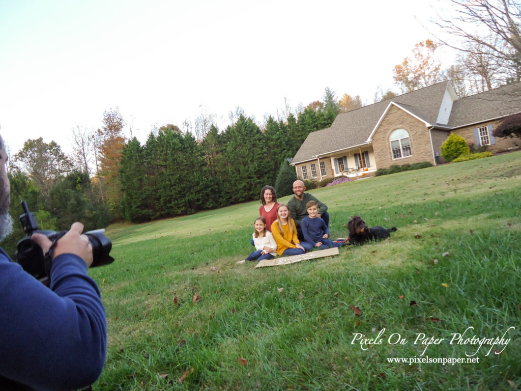 Matthews family outdoor fall portrait Pixels On Paper Wilkesboro NC photographers photo