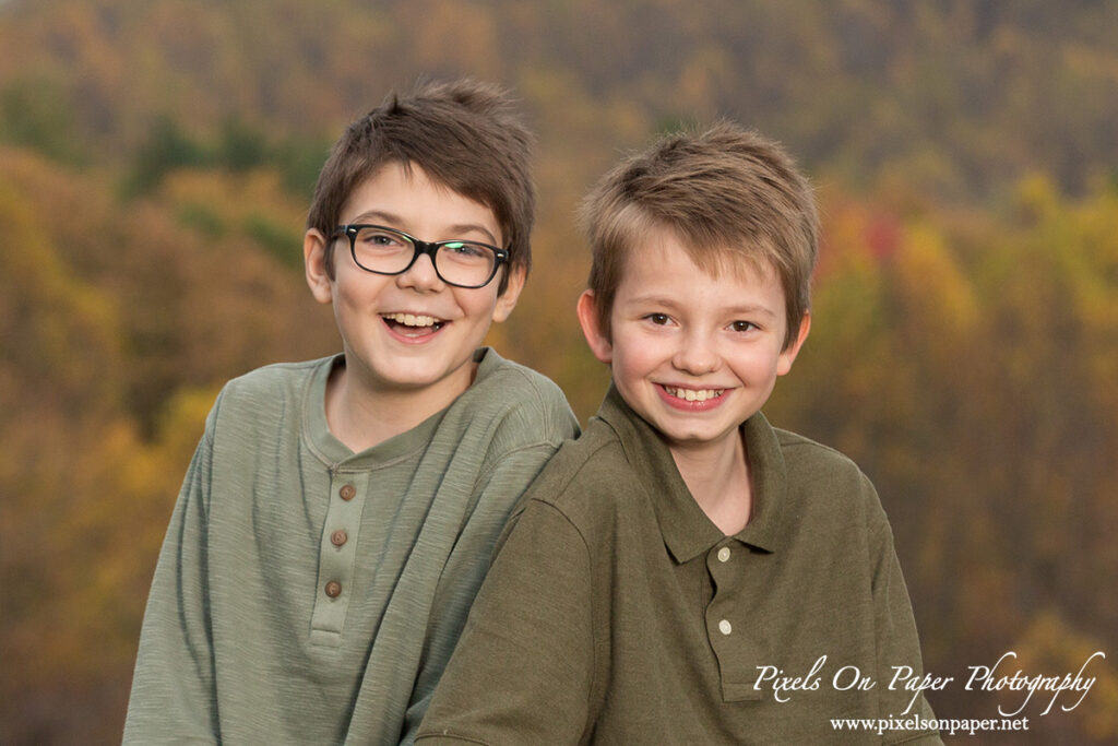 Pixels On Paper NC Photographers Coffey Family Outdoor Fall Portrait Photo