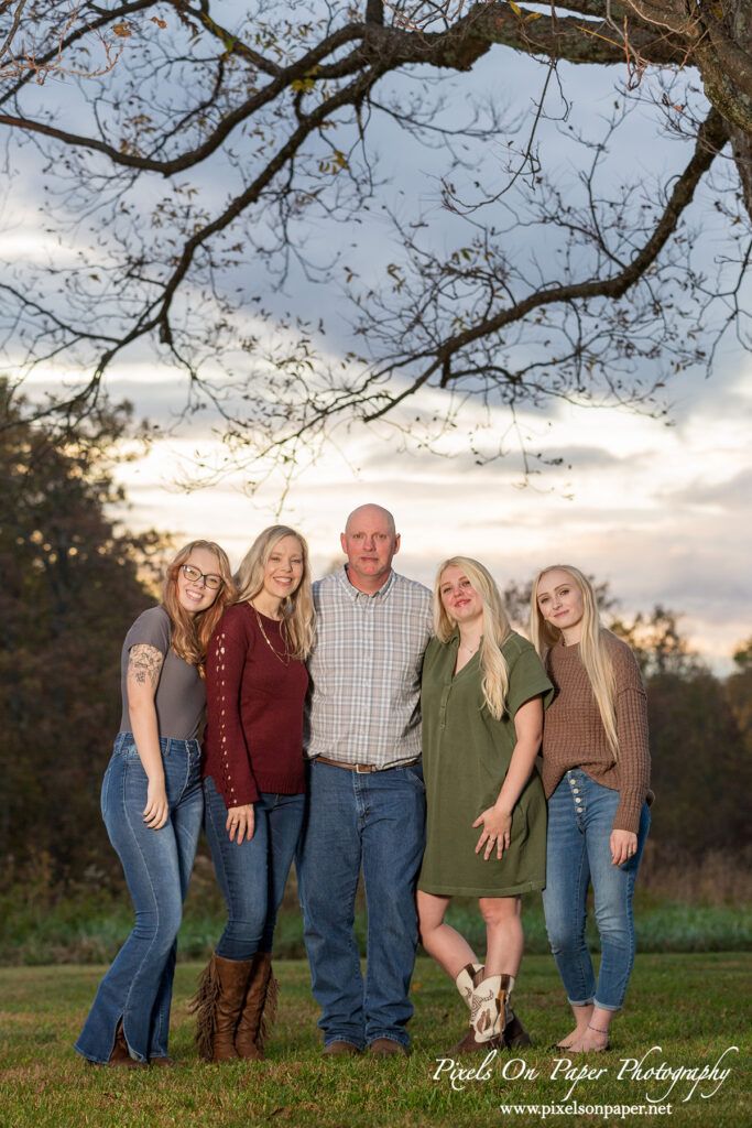 Pixels On Paper NC Photographers Coffey Family Outdoor Fall Portrait Photo